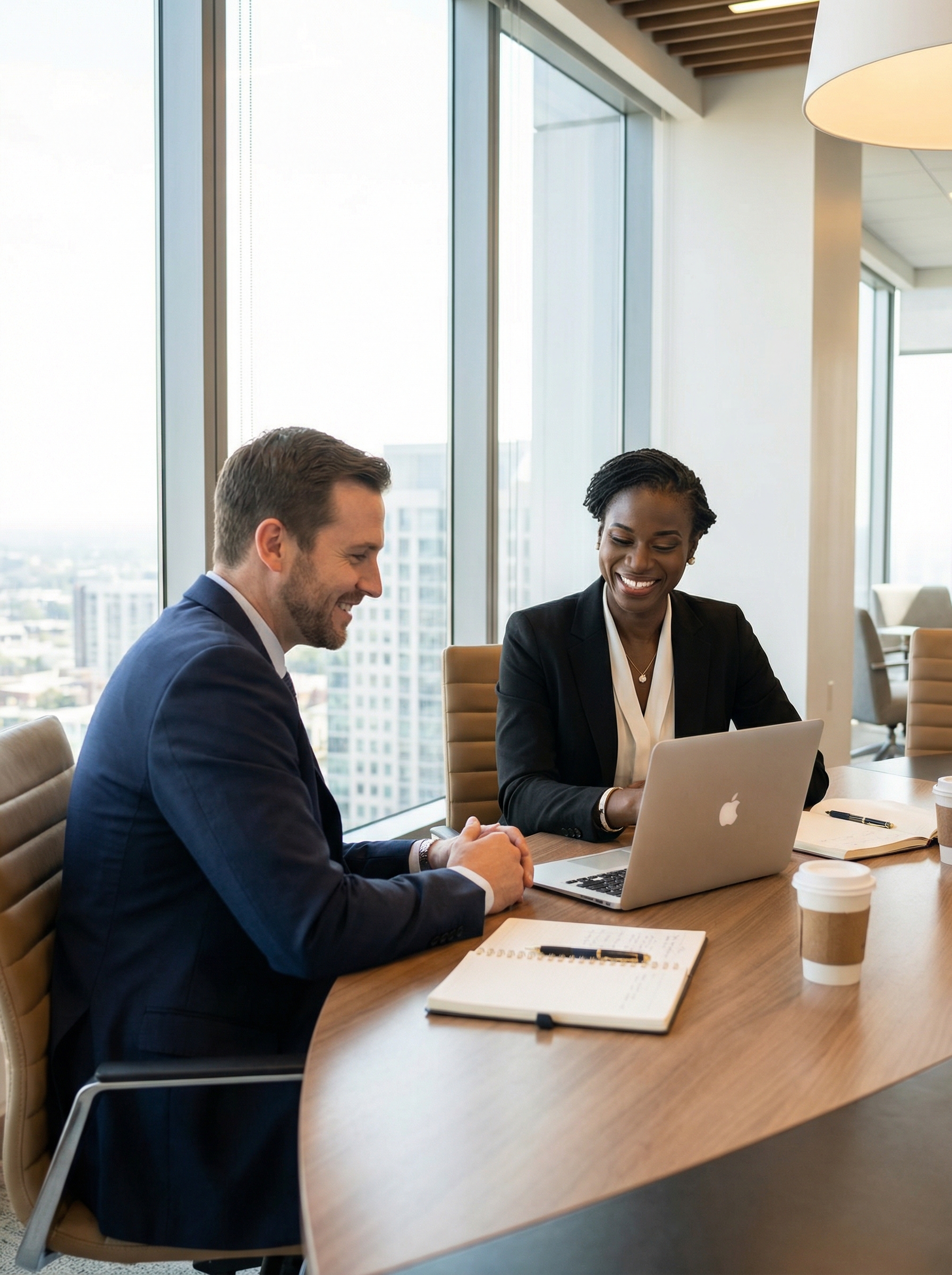 Professional financial consultation meeting